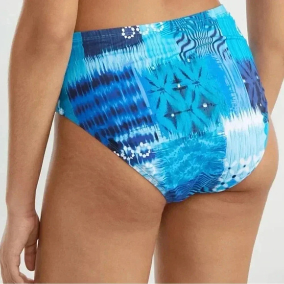 Bleu Rod Beattie Draped Bandeau Tankini, Too Hot To Handle Size 10 - Picture 5 of 8